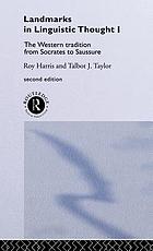 The Western tradition from Socrates to Saussure