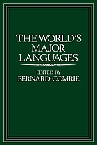 The World's major languages