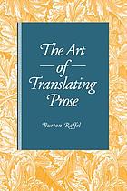 The art of translating prose