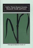 Native warm-season grasses : research trends and issues