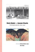 Maria Chabot--Georgia O'Keeffe : correspondence,... 著者： Georgia O'Keeffe