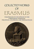 Paraphrases on the Epistles to the Corinthians, the Epistles to the Ephesians, Philippians, Colossians, and Thessalonians