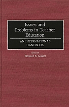 Issues and problems in teacher education : an international handbook