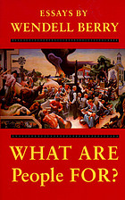 What are people for? : essays