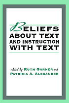 Beliefs about text and instruction with text
