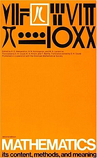 Mathematics : it's content, methods, and meaning
