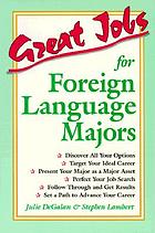 Great jobs for foreign language majors