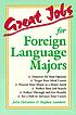 Great jobs for foreign language majors
