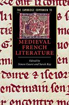 The Cambridge companion to medieval French literature