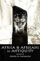Africa and Africans in antiquity