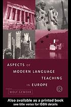 Aspects of modern language teaching in Europe