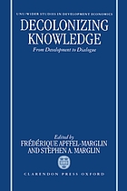 Decolonizing knowledge : from development to dialogue