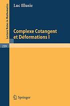 Complexe cotangent et déformations.
