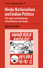 Hindu nationalism and Indian politics : the origins and development of the Bharatiya Jana Sangh