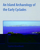 An island archaeology of the early Cyclades