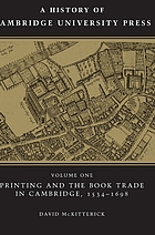 A history of Cambridge University Press