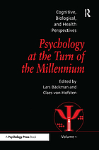 Psychology at the turn of the millennium : congress proceedings : XXVII International Congress of Psychology, Stockholm, 2000