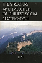 The structure and evolution of Chinese social stratification