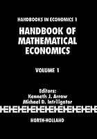 Handbook of mathematical economics.