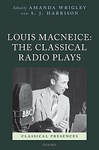 Louis MacNeice : the classical radio plays