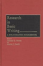 Research in basic writing : a bibliographic sourcebook