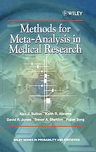 Methods for meta-analysis in medical research