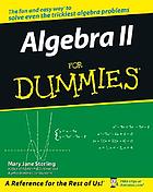 Algebra II for dummies