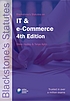 Blackstone's statutes on IT and e-commerce por  Steve Hedley 