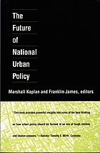 The Future of national urban policy
