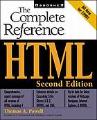 HTML : the complete reference