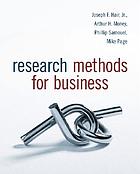 Research methods for business