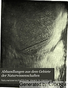 Abhandlungen aus dem Gebiete der Naturwissenschaften.