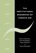 The institutional economics of foreign aid