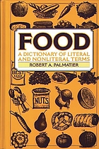Food : a dictionary of literal and nonliteral terms
