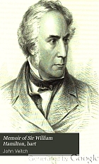 Memoir of Sir William Hamilton, bart.