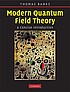 Modern quantum field theory : a concise introduction