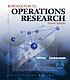 Introduction to operations research by  Frederick S Hillier 