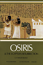 Osiris and the Egyptian resurrection