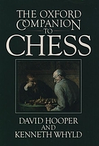 The Oxford companion to chess
