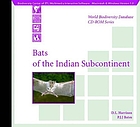 Bats of the Indian subcontinent
