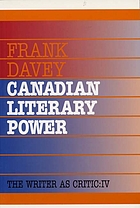 Canadian literary power