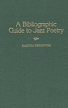 A bibliographic guide to jazz poetry