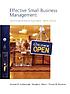 Effective small business management : an entrepreneurial... by  Norman M Scarborough 