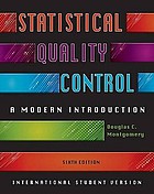 Statistical quality control : a modern introduction