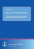 Are our kids really that angry? An empirical investigation... by Gary Elliott
