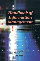 Handbook of information management.