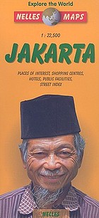 Jakarta 1:22,500 : places of interest, shopping centres, hotels, public facilities, street index