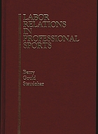 Labor relations in professional sports