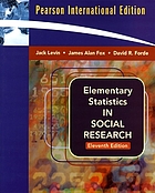 Elementary statistics in social research.