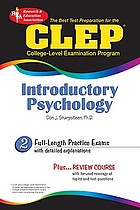 The best test preparation for the CLEP college-level examination program : introductory psychology